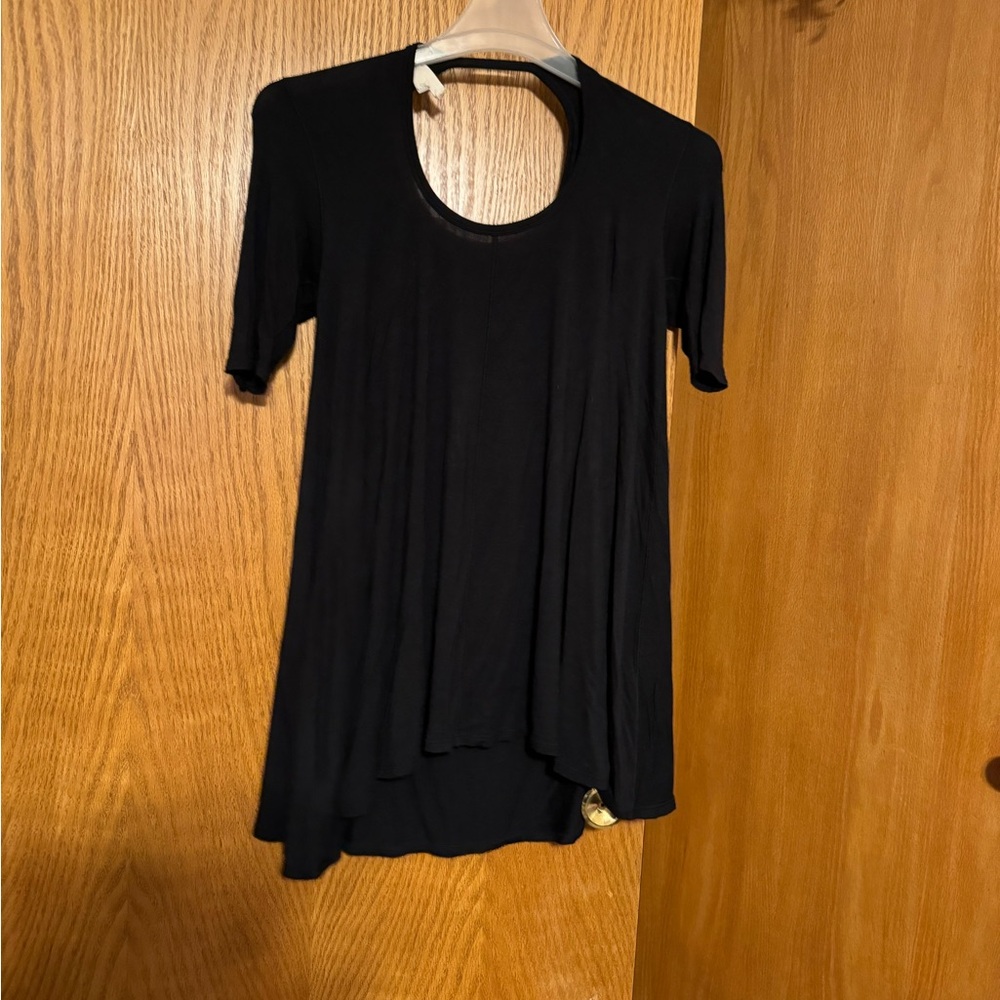 Black open back we the free dress